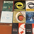 Lot Of 13 Used Pre-recorded 1200-2400 Ft Reel To Reel Tapes 7    Plus Extra