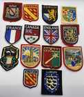 Vtg Lot 13 Small Internt l Tourist Travel Souvenir Patches Cities   Countries