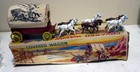 Vintage Morestone  covered Wagon With Six Horses    Wild West Diecast Toy