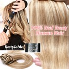 Clearance Clip In Full Head Real Human Remy Hair Extensions 8 Pieces 18 Clips