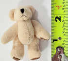 Vintage Miniature Handmade Plush Cream Teddy Bear 2 5   