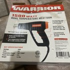 Warrior  1500 Watt Dual Temperature Heat Gun 120 Volts 700 1000 Degrees 6ft Cord