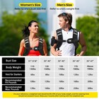 Weighted Vest With Ankle wrist Weights 6lbs-30lbs Body Weight Reflective