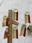 Vtg Wearing Ribbon Buttons Pinback Lapel Pin Trustee chairman member hororable