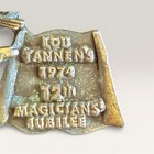 Vintage Lou Tannen s 1974 12th Magicians  Jubilee Medal Pendant Rabbit