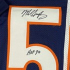 Framed Autographed signed Mike Singletary Hof 33x42 Chicago Split Jersey Jsa Coa