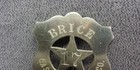Obsolete 1900s Brice Gas   Electric Co Badge Mason City Iowa Cerro Gardo Antique