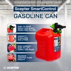 Scepter Smartcontrol Dual Handle Gasoline Can Jug With Funnel  5 Gal 18 9l  Red