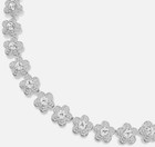 Swarovski Ariana Grande X Swarovski Necklace  Round Cut  Flower  White  Rhodium