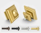 Gold Curtain Rod 32 To 58 Inch  Adjustable Single Drapery Rods