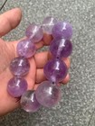Excellent Large Chinese Natural Amethyst Crystal 24mm Round Beads Bracelet