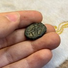 Genuine Central Asian Ancient Kushan Empire Buddha Bronze Coin
