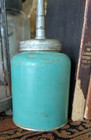 Vintage Eagle Oiler Oil Aqua Turquoise Farmhouse Rustic Decor Made In Usa D7