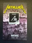 Metallica M72 World Tour Hungary Night 2 Fan Card New And Unused Code Venue Card