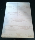 5-19-1992 Lou Reed Magic   Loss 4 1 2  Tall Photo Pass Velvet Underground