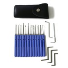 Stainless Steel Multifunctional 17 Keys Pick Tool Transparent Padlock Available