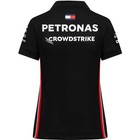 Mercedes Amg Petronas F1 2023 Women s Team Polo Shirt - Black white