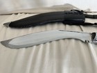 Vintage Huge  Khukuri Wood Handle Kukri Knife Gurka Spine Nice Heavy - 19  Long