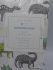 Pottery Barn Kids Dinos Fitted Crib Bed Sheet Cotton Dinosaur Organic Baby