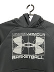 Under Armour Youth Boy s Long Sleeve Black Hooded Pullover Sweatshirt Size Ylg