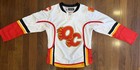Vtg Quad City Flames Reebok Minor League Ahl Hockey Jersey Calgary Defunct Sm