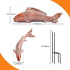 Garden Statues Koi Fish Decor Outdoor Garden Fish Statues  Large-14 Inches Long