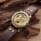 Vintage Steampunk Automatic Men   s Watch     Bronze Edition