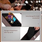 Acoustic Guitar Hard Case Fits 41-inch Guitars  Pvc Leather Covered Lightweight