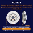 Front Rear Slotted Brake Rotors Pads For 2009-2020 Dodge Challenger Charger Rwd