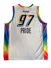 2025 Phoenix Mercury Wnba Pride Day Rainbow  97 Jersey Adult Xl Stadium Giveaway