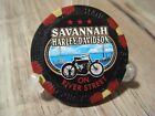 1 Harley Davidson Emblem Poker Chip - 120th Anniversary - Savannah  Georgia B