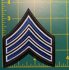 Sergeant Rank Patch 3 5  Tall Chevron Police Patch 3 Stripe Sergeant Stripes