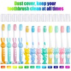 Patelai 24 Pcs Toddler Toothbrush For Age 2 1 Count  pack Of 24   Multicolor 