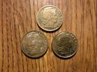 Argentina 5 Centavos 1945  1947  1949  Three Coins  818 