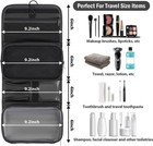 Travel Toiletry Bag Hanging Waterproof  Cosmetic Makeup Bag For Men Or Women