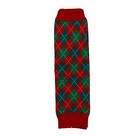 Nwt Ll Bella Adorable Children s Apparel Red   Green Argyle Girls Leg Warmers 