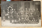 Post Wwi German Freikorps Deutsche Schutzdivision Unit Photo Postcard Rppc