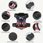 Service Dog Harness  Reflective Dog Vest Harness With 5 Pcs Patches  Adjustable