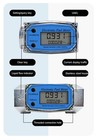1 1 5 2inch Turbine Digital Diesel Water Fuel Flowmeter Oval Gear Flow Gauge New