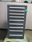 Stanley Vidmar 9 Drawer Tool Storage Cabinet 30  W 27-1 2  D 59  H   no Key Used