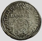 1617 Silver Denmark 1 Mark Dansk King Christian Iv Coin Km  52