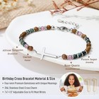 Christian Cross Bracelet For Women  Gift For Friends Daughter Sister In Christ