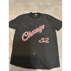 Chicago 32 Kids Baseball Jersey Black Short Sleeve Button Up Shirt
