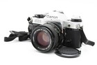       near Mint  Canon Ae-1 Program 35mm Film Camera New Fd Nfd 50mm F 1 4 Japan