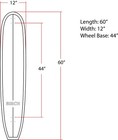 Birch 60  Log Cruising Longboard Skateboard - Deck Only Made In California