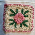 Lot Of 20 Vintage Hand Crochet Hot Pads Decorative Novelty Dress Basket Round 3d