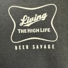 Brand New Active Beer Savage Men Long Sleeve Shirt Size Medium 100  Cotton