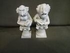 Muppets Waldorf And Statler Figures Retro Art Statues   Book Ends   Room Display