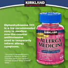2-pack Kirkland Signature Allergy Relief Med s 1200 Tabs 25mg Compare 2 Benadryl