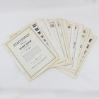 Lot Of 75 Vintage H e  Harris Worldwide Stamp Album Pages Used